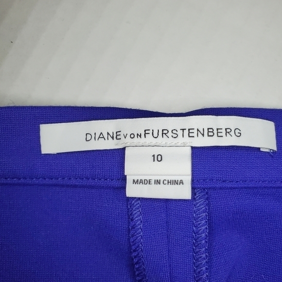 Diane von Furstenburg DVF New  Pencil Skirt, 10 Blue - Picture 8 of 11